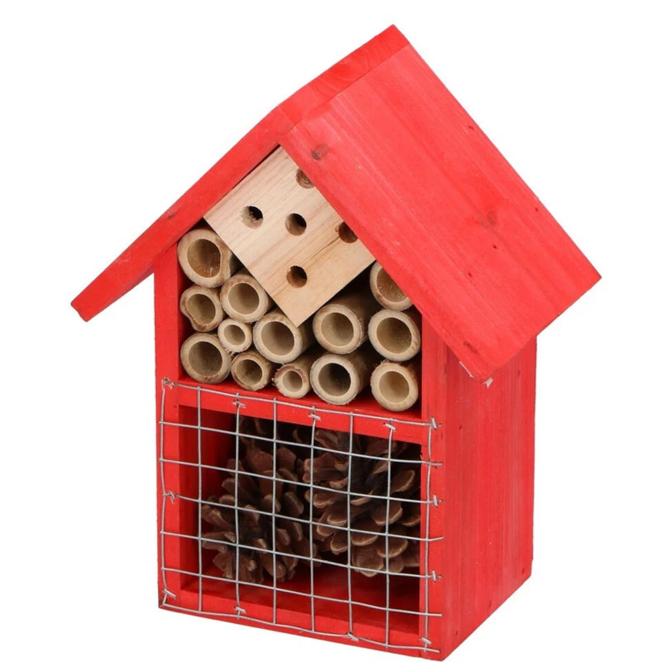 Lifetime Garden Insectenhotel - Rood - Hout - 19 Cm - Image 2
