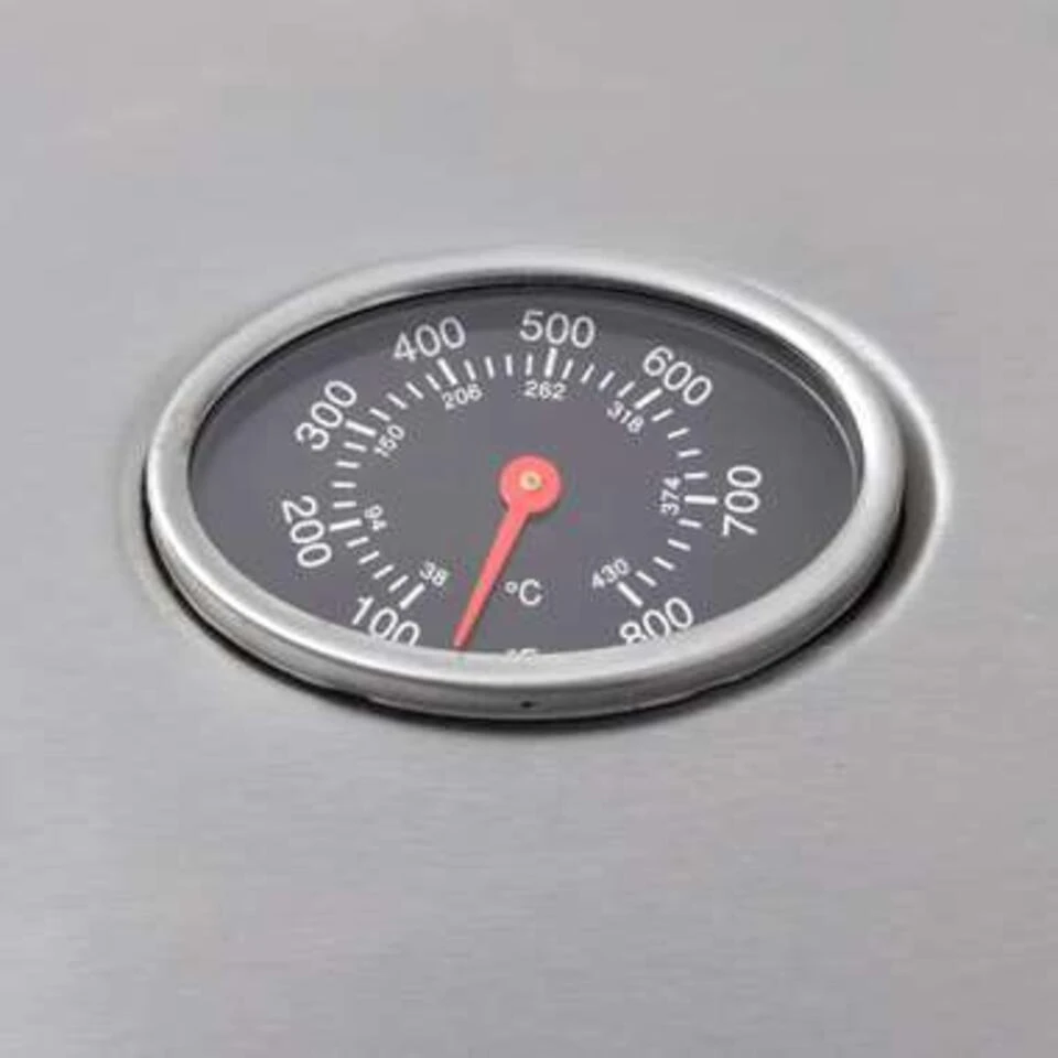 VidaXL Gasbarbecue 4+1 Kookzone Zilver - Image 2