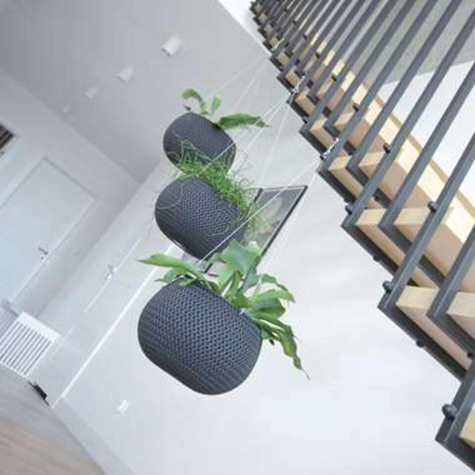 Prosperplast Bloempot Splofy - Ophangbaar - Antraciet - 29 Cm - Image 2