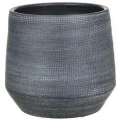 Mica Decorations Bloempot - Grijs - Terracotta - 24 X 22 Cm
