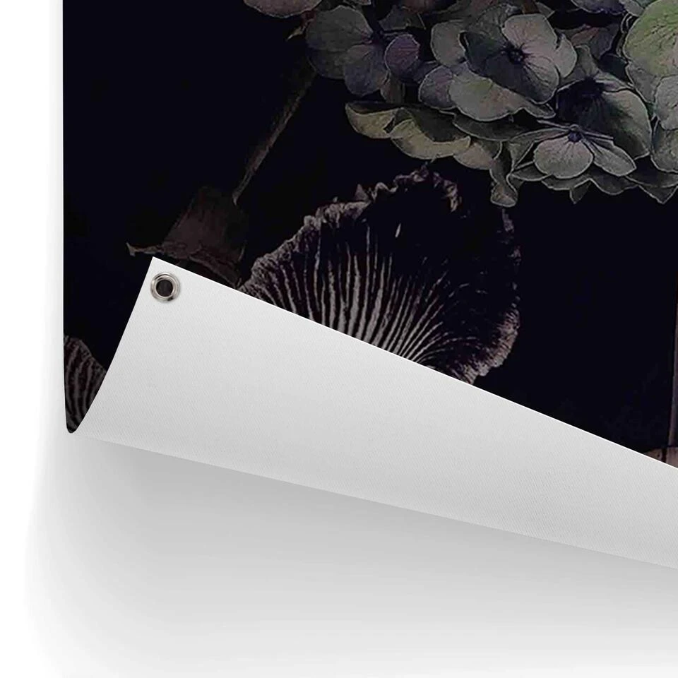 Tuinposter Vrouw Met Bloemenhoed 100x140 Cm Roze - Image 3