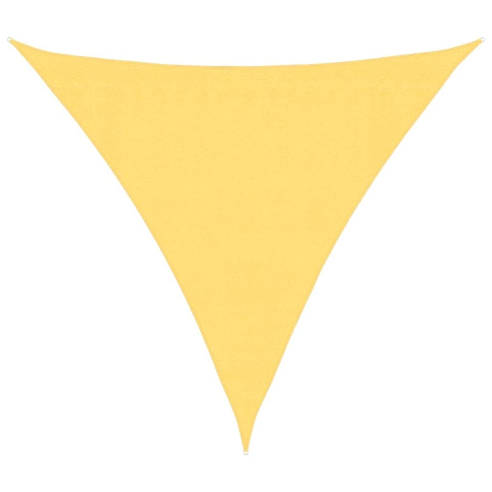 VidaXL Zonnescherm HDPE Driehoekig 3,6x3,6x3,6 M Beige