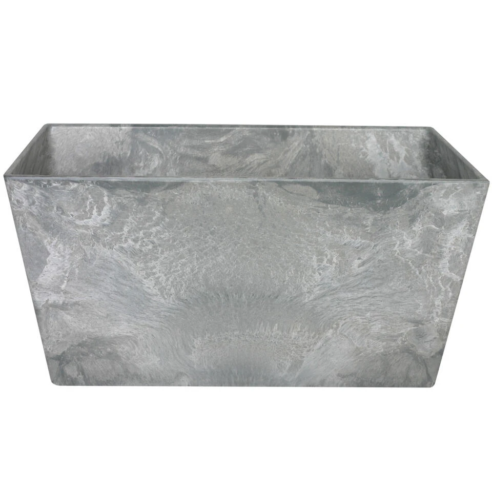 Steege Plantenbak - Gerecycled Kunststof - Grijs - 30 X 14 Cm