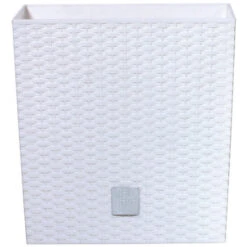 Prosperplast Plantenbak Rato - Wit - Rotan - Kunststof - 32 Cm