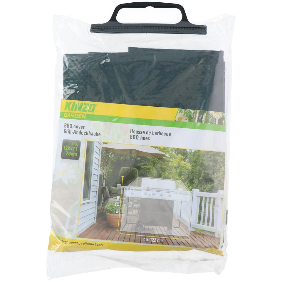 Kinzo Barbecuehoes - Rechthoekig - Groen - 122 X 71 X 72 Cm