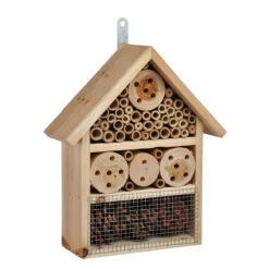 Merkloos Insectenhotel - Hout - 30 X 25 X 10 Cm