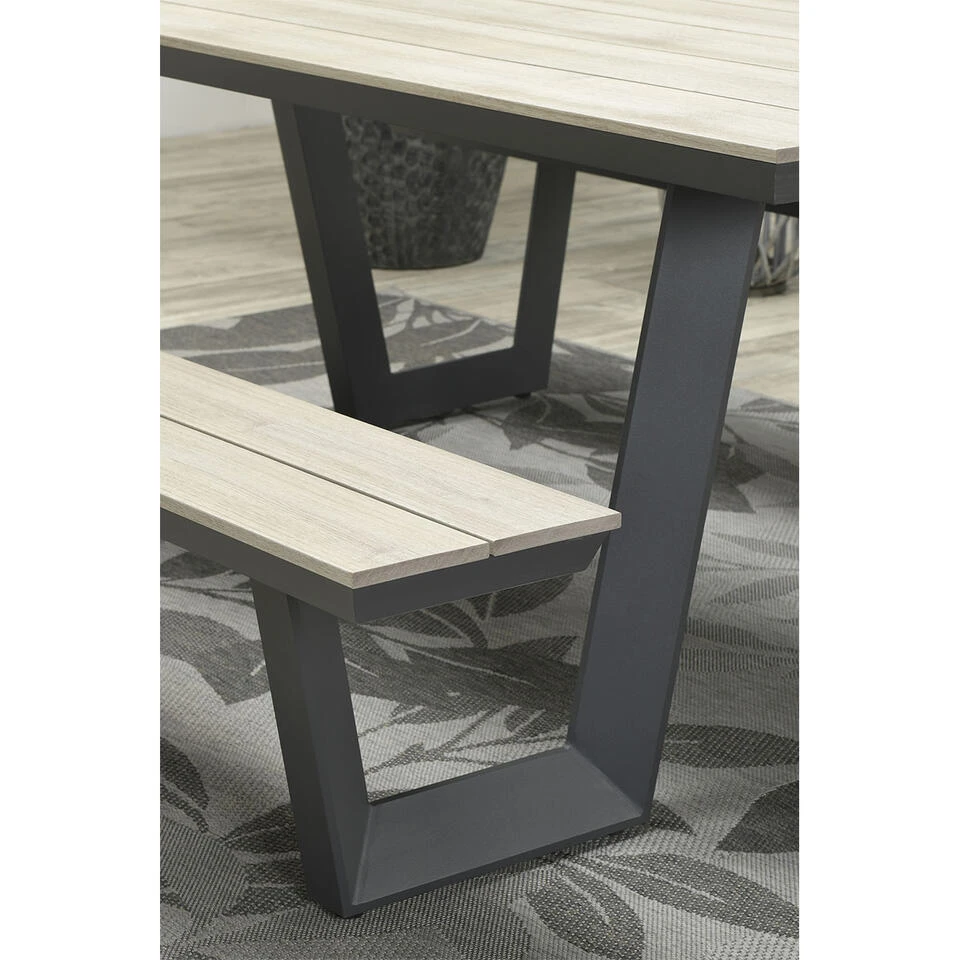 Garden Impressions Sarria Picknick Set 200 X 90 - Donker Grijs - Image 4