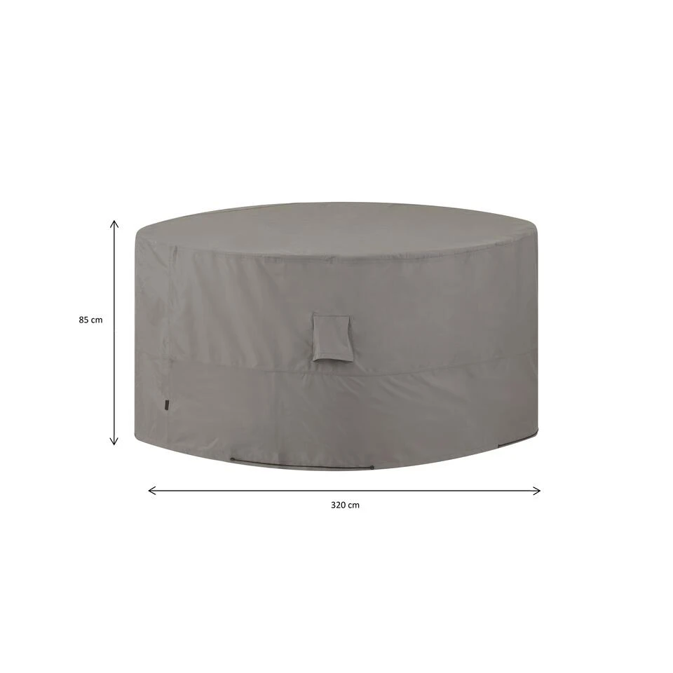 Madison - Hoes Voor Tuinset - Rond - Grijs - 320 X 85 - Image 2