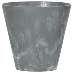 Prosperplast Bloempot - Betonlook - Grijs - Kunststof - 30 Cm