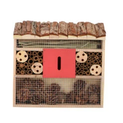 Lifetime Garden Insectenhotel - Bruin/rood - Hout - 30 Cm