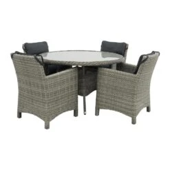 VDG Wicker Ronde Tuinset Oliva