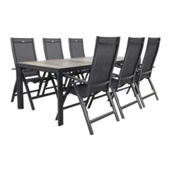 Hartman Roma/Kings Tuinset Antraciet - 220x100 Cm