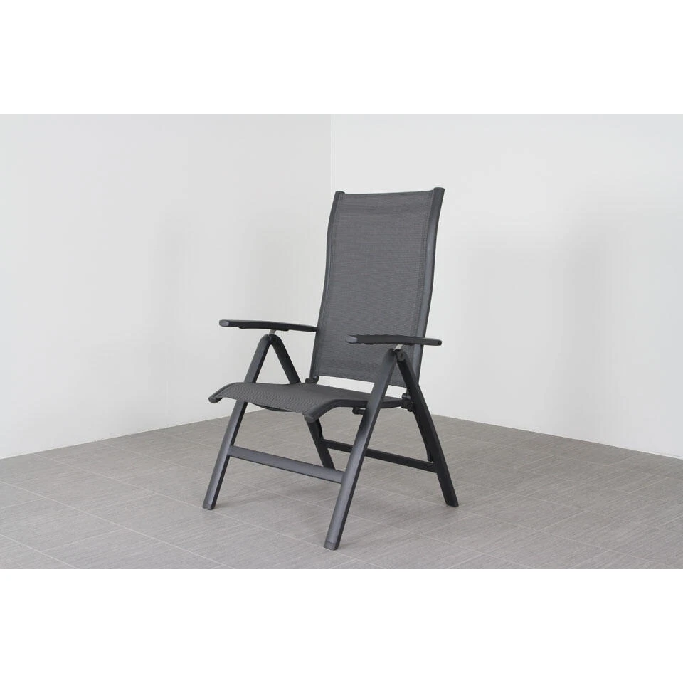 Suns New Castle Verstelbare Tuinstoel - Antraciet - Image 3