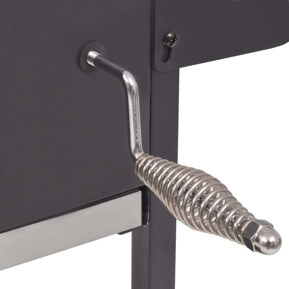 VidaXL Houtskoolbarbecue Met Onderplank Zwart - Afbeelding 3