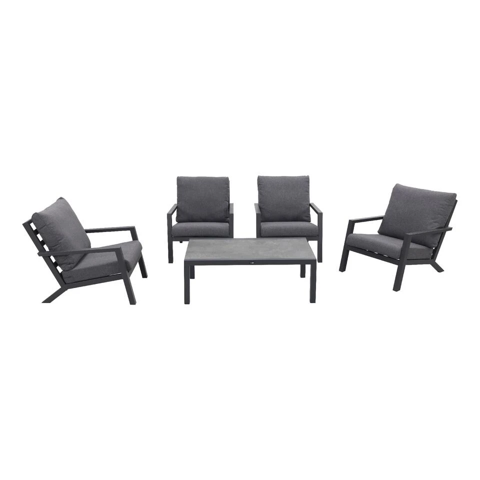 VDG Atlanta Stoel Loungeset - 5 Delig