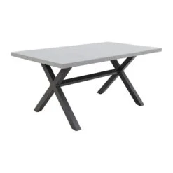 VDG Verona Betonlook Tuintafel 160 X 90 Cm. - Antraciet