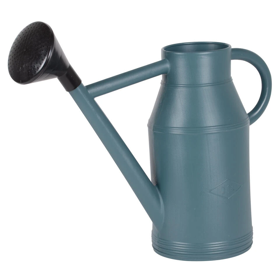 EDA Gieter - Grijsblauw - Kunststof - Zwarte Broeskop - 11 Liter