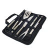Krumble BBQ Set 5-delig In Opbergtas RVS