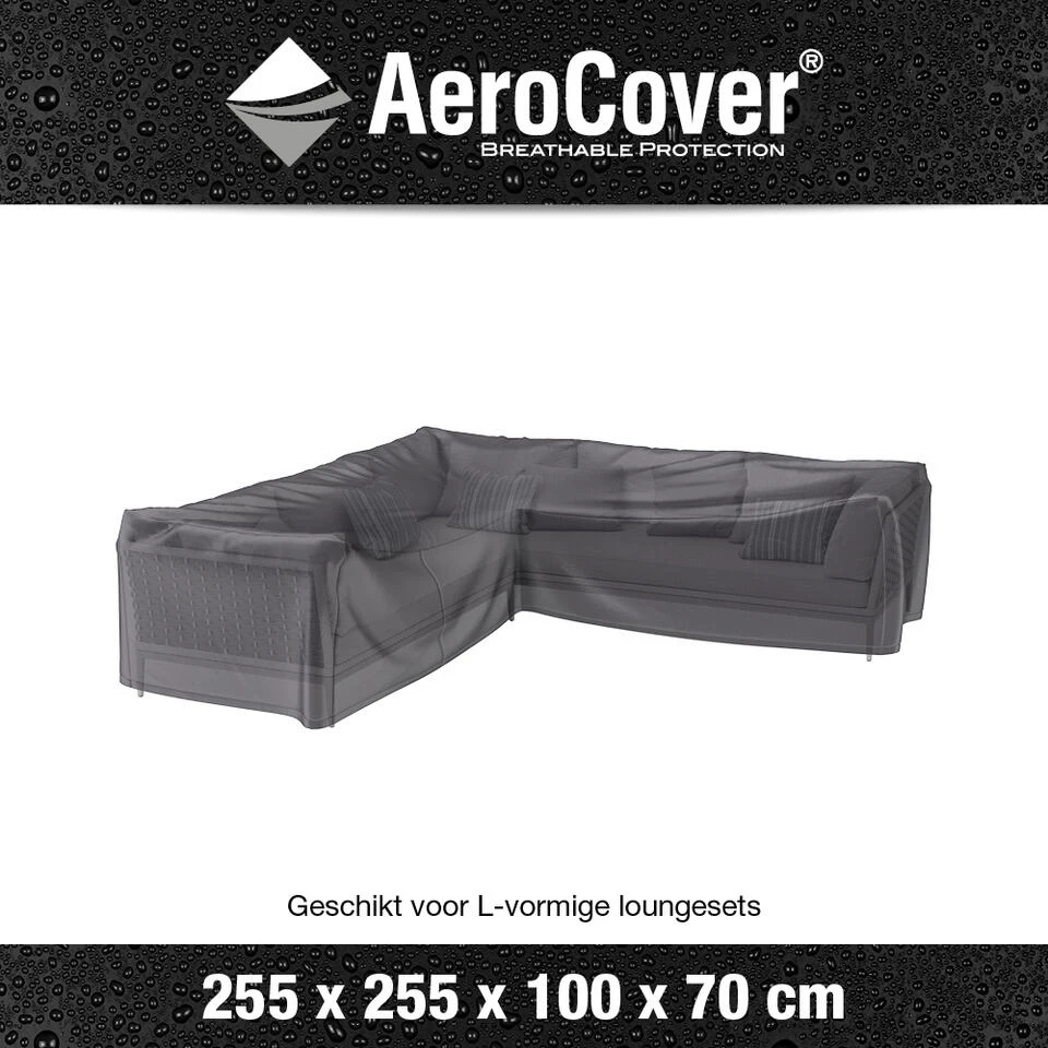 Aerocover Loungesethoes L-vorm 255x255 Cm - Image 2