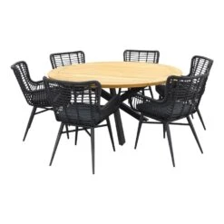 Taste Jasmine Black/Prado 160 Cm. - Ronde Tuinset