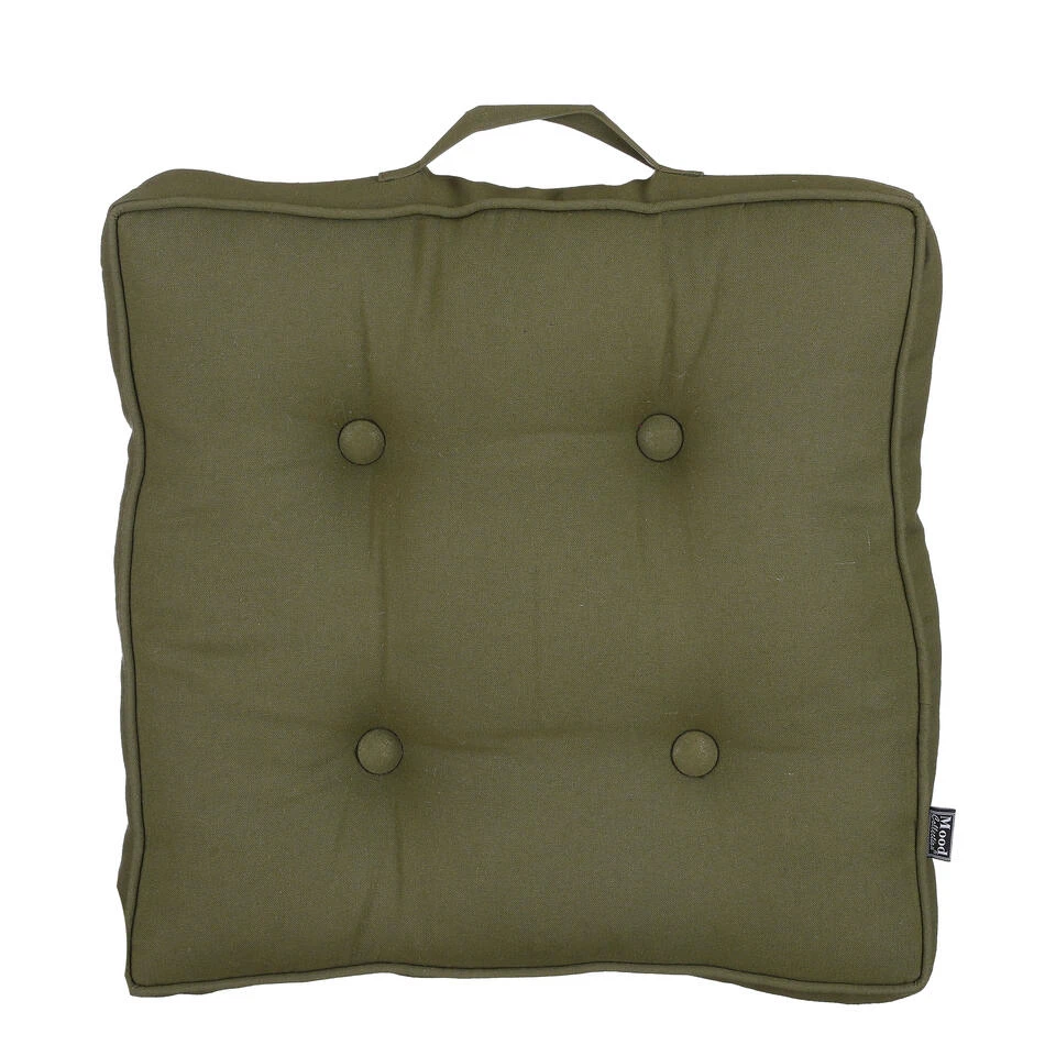 In The Mood Collection Tivoli Matraskussen - 45 X 45 Cm - Donkergroen