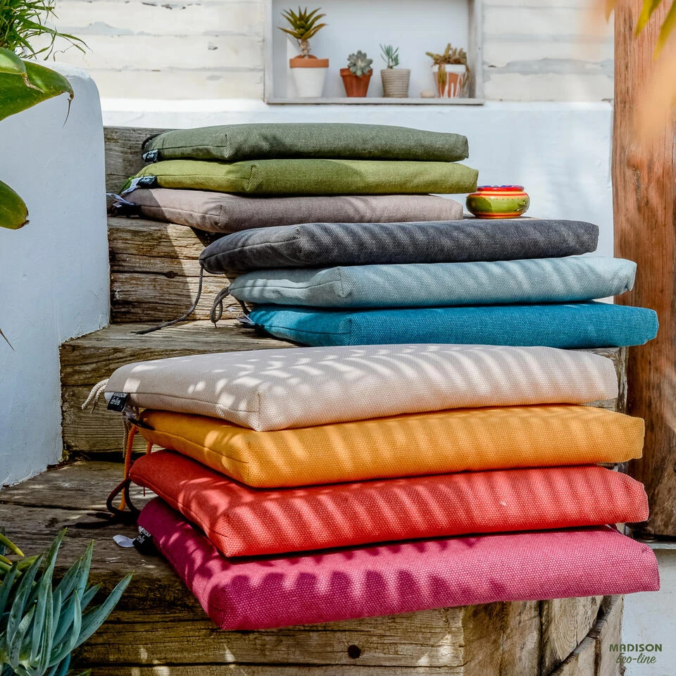 Madison - Bankkussen 110x48 - Beige - Beige Recycled Canvas - Image 3