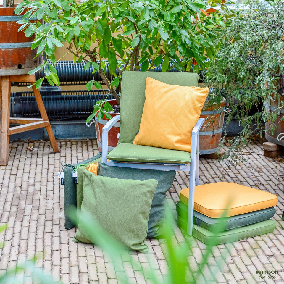 Madison - Bankkussen 110x48 - Goud - Gold Recycled Canvas - Image 4