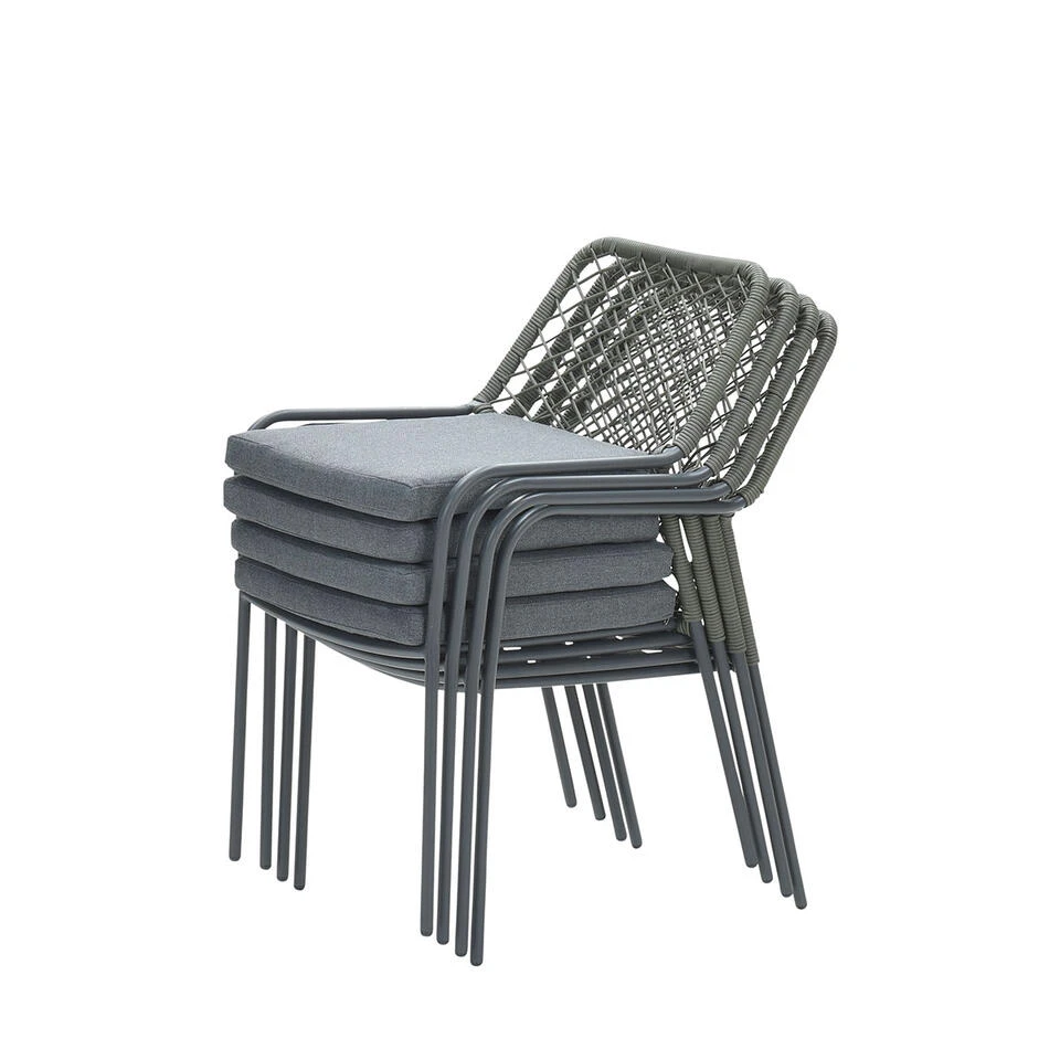 Garden Impressions Ross Tuinset 5-delig Mosgroen-light Teak Look - Image 3