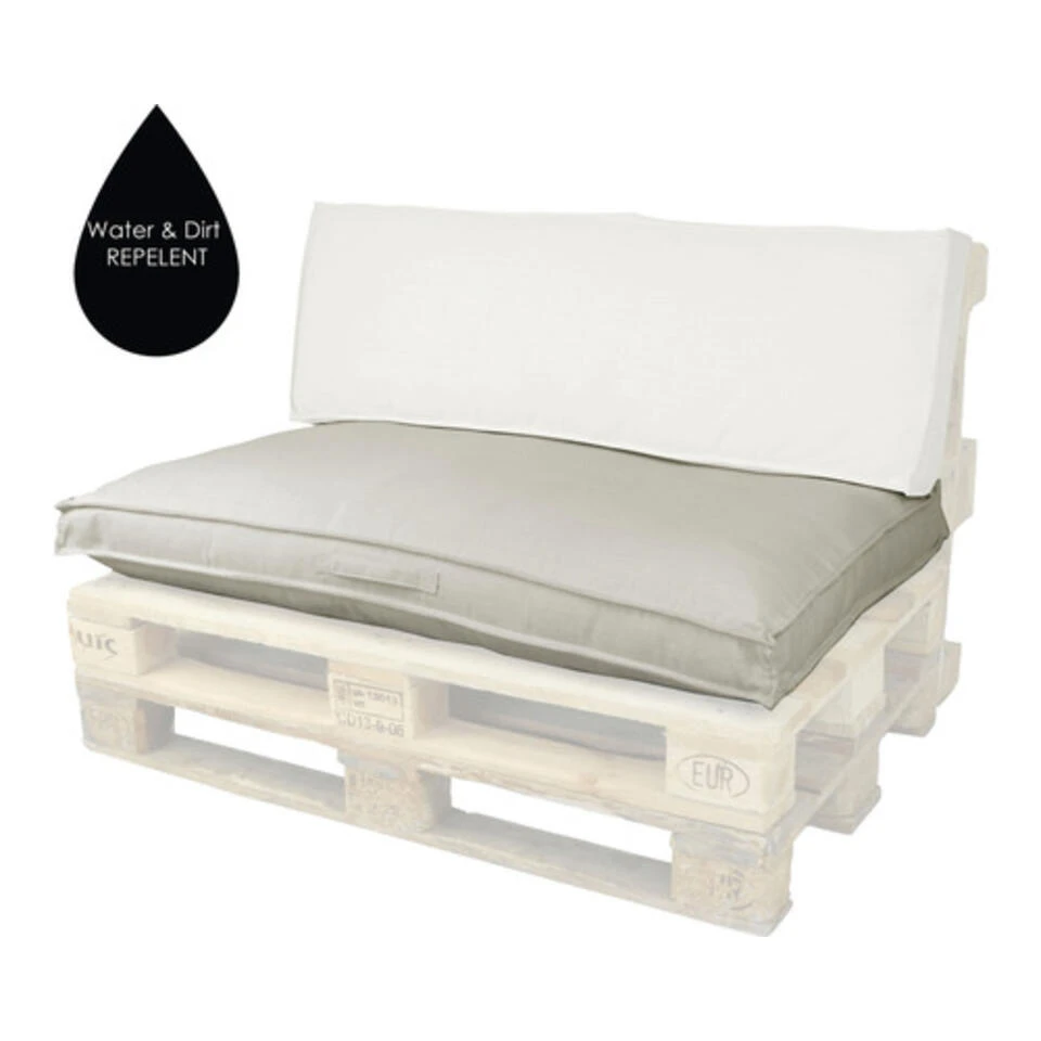 Unique Living Unique Zitkussen Luanda Licht Grijs - 120 X 80 Cm - Image 2