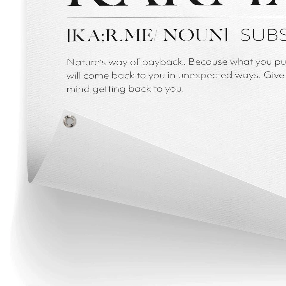 Tuinposter Karma 80x60 Cm Zwart-Wit - Image 3