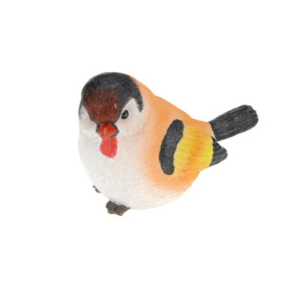 Merkloos Decoratie Tuinbeeld Vogeltje - Putter - Polystone - 13 Cm - Image 2