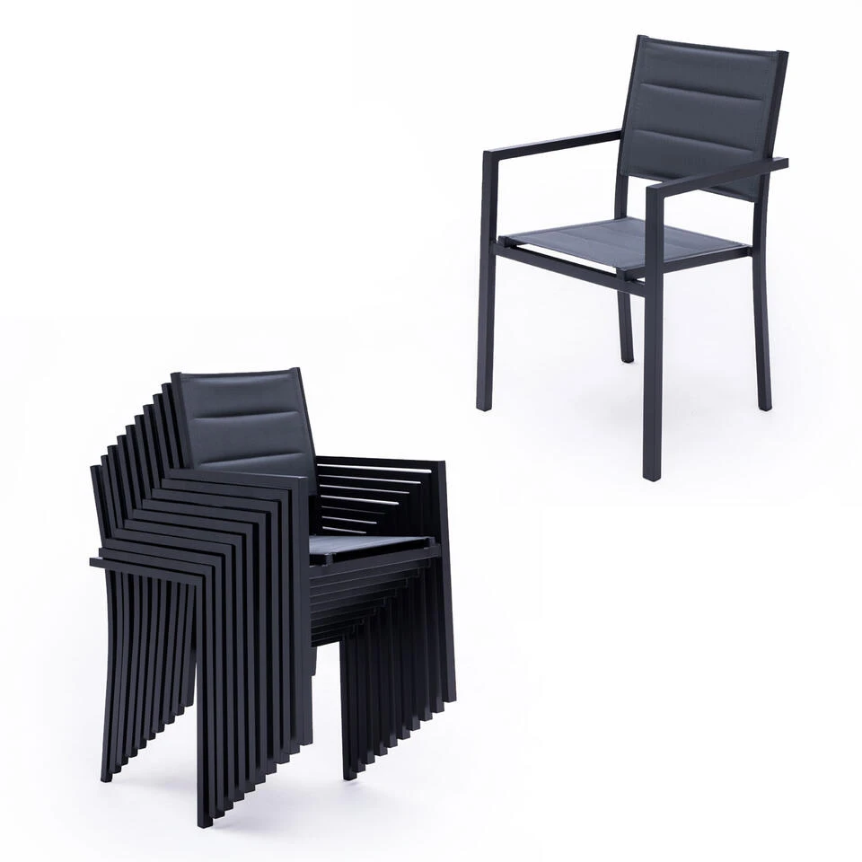 Happy Garden Buitenmeubelsets LAMPEDUSA - Grijs - Aluminium - Image 4