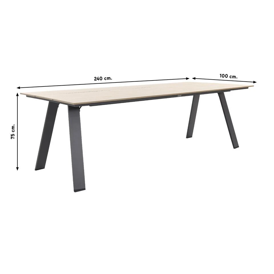 Hartman Salvatore Verstelbaar/Nevada 240x100 Cm. Tuinset - Image 2