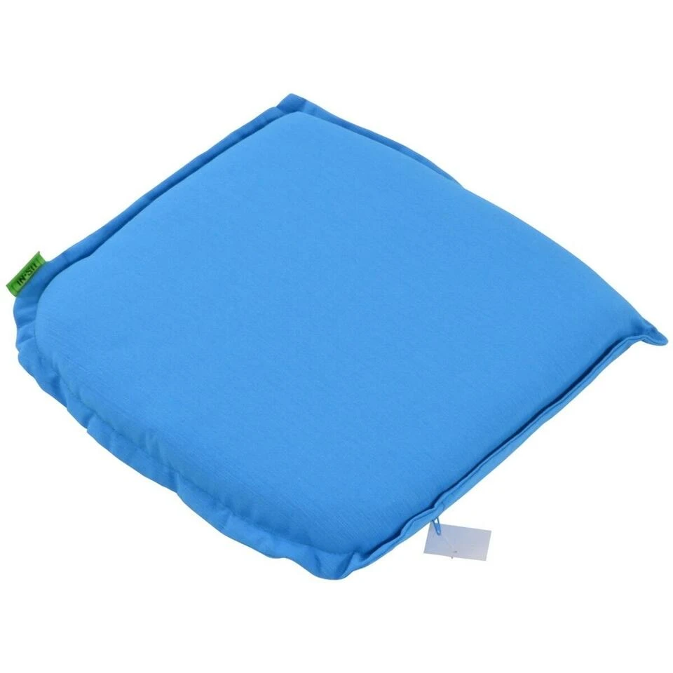 Boston Zitkussen - Vierkant - Stof - Blauw - Image 2