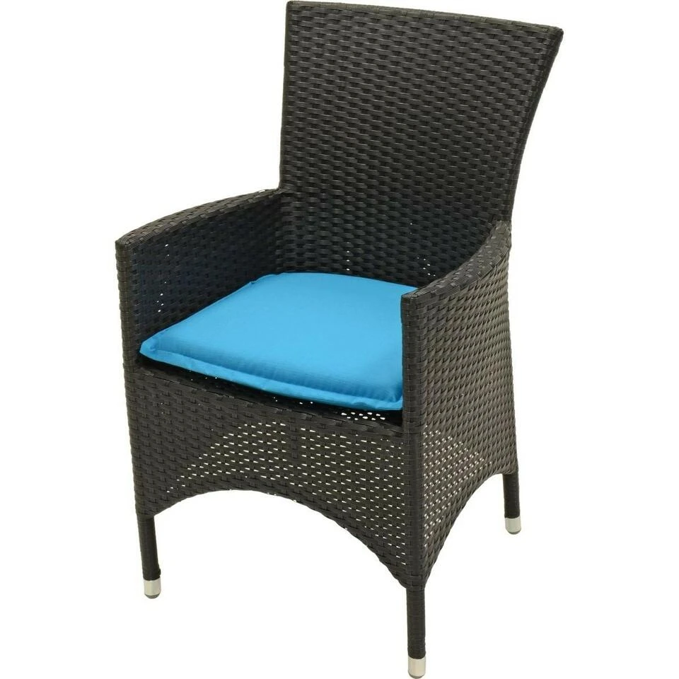 Boston Zitkussen - Vierkant - Stof - Blauw