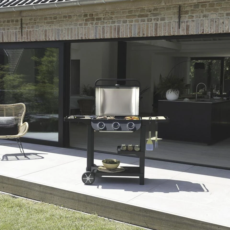 Cook'in Garden Grills FLAVO 60 - Zwart - Staal - Afbeelding 2
