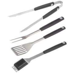 Neka BBQ Gereedschap - 4-delig - Set - Tang - Vork - Spatel - Borstel