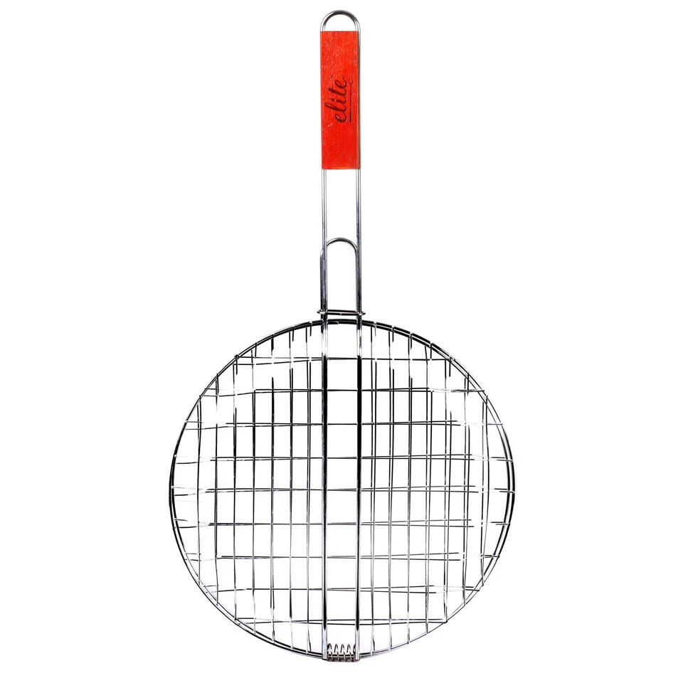 Elite BBQ Rooster - Klem Grill - Metaal/hout - 31 X 58 X 3 Cm