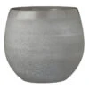 Mica Decorations Bloempot - Grijs - Keramiek - 26 X 23 Cm