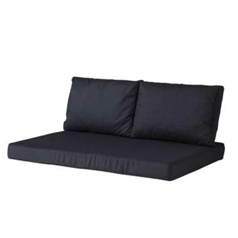 Madison Rugkussen Basic Zwart - 60 X 43cm - Image 2