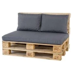 Madison Palletkussen Lounge Panama Grijs - 120 X 80cm