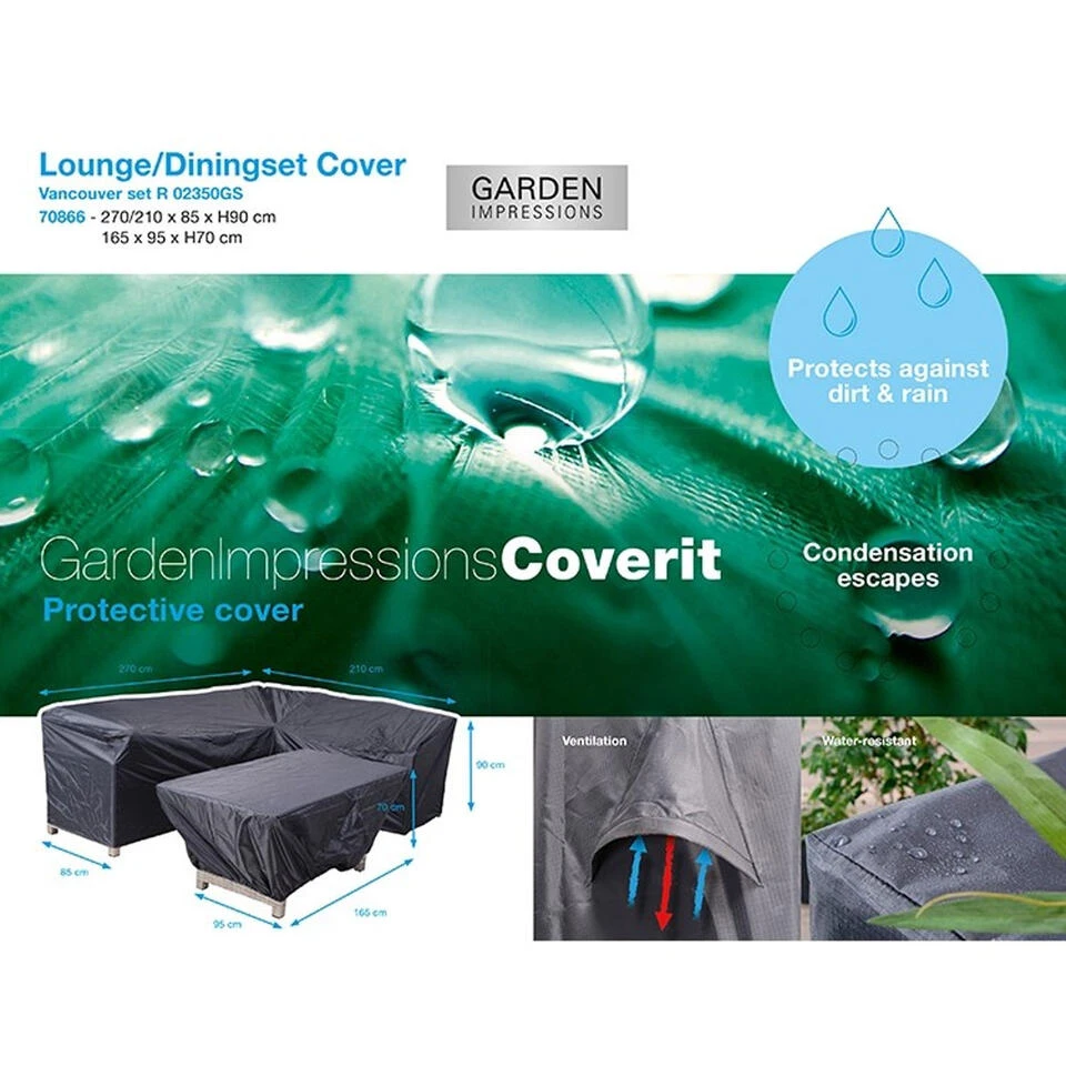 Garden Impressions Lounge Dining Hoes R 270x210xH85/90 En 165x95xH70 - Image 2