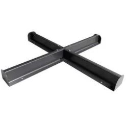 Garden Impressions Hawaii Zweefparasol Kruis Parasolvoet D. Grijs