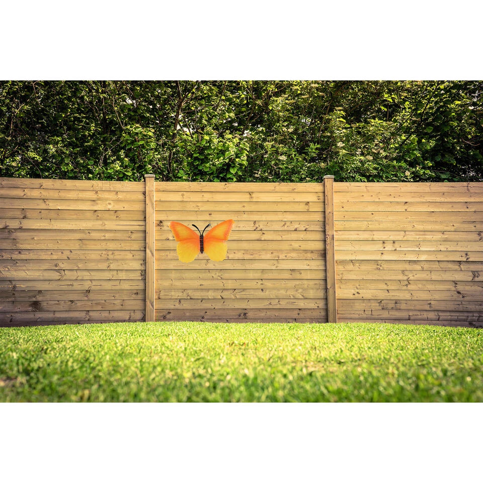 Anna's Collection Tuindecoratie - Vlinder - Oranje - Metaal - 40 Cm - Image 2