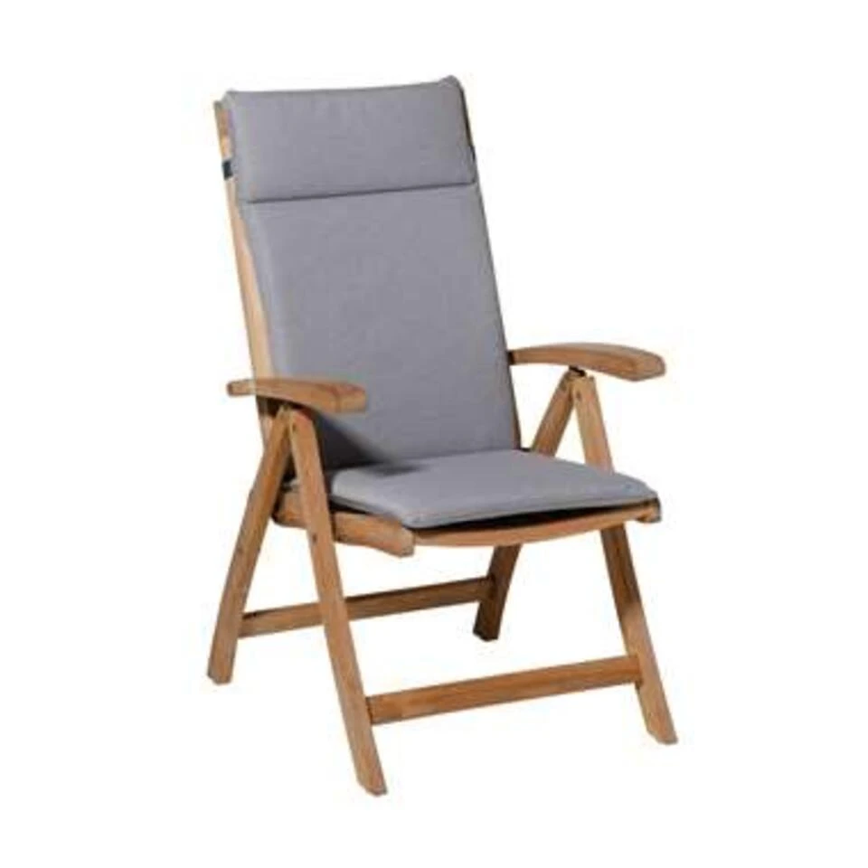 Madison Tuinstoelkussen Hoge Rug Outdoor Manchester Licht Grijs - Image 2