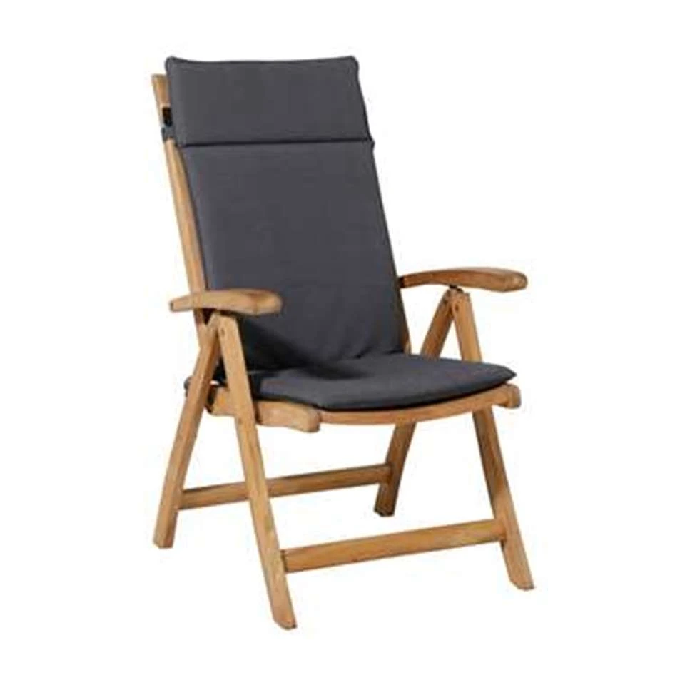 Madison Tuinstoelkussen Hoge Rug Outdoor Panama Grijs - Image 4