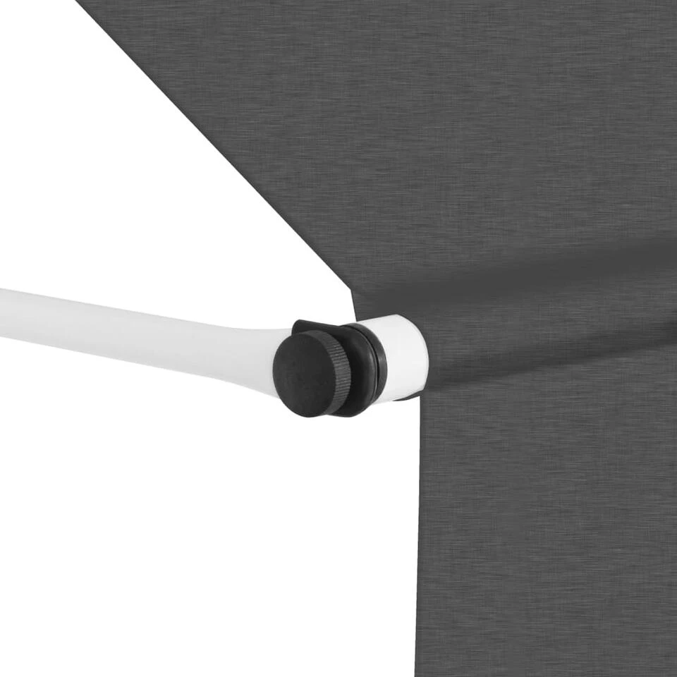 VidaXL Luifel Handmatig Uittrekbaar 350 Cm Antraciet - Image 2