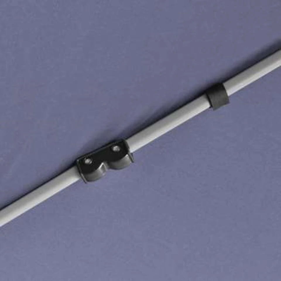 VidaXL Partytent Met Zijwanden Pop-up Zeshoekig 3,6x3,1 M Donkerblauw - Image 3