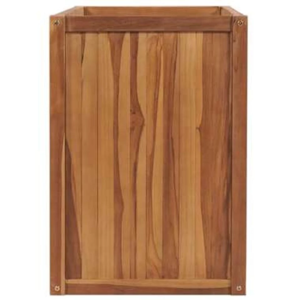 VidaXL Plantenbak Verhoogd 100x50x70 Cm Massief Teakhout - Image 3