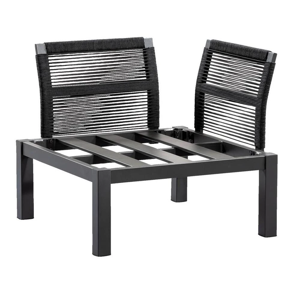 Le Sud Loungestoel Hoekelement Ardeche - Grijs - 78x78x66 Cm - Image 2